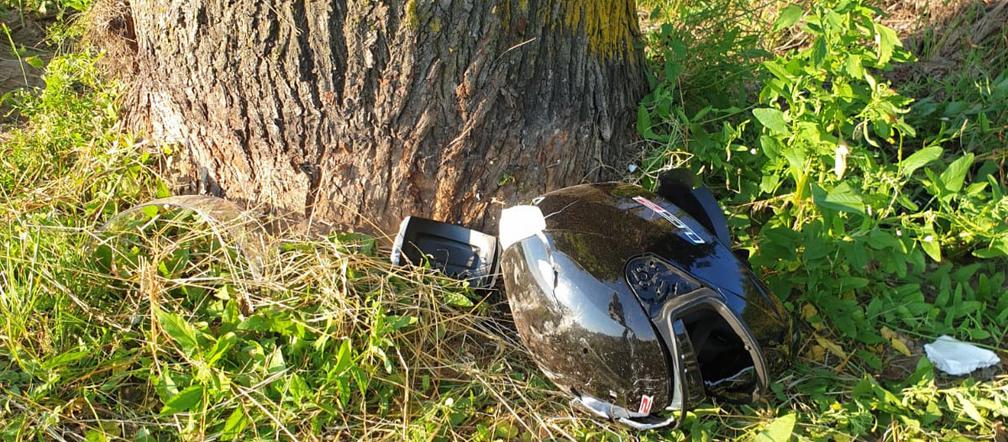 Wypadek motocyklisty w gminie Kozłowo
