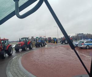 Protest rolników w Modliborzycach