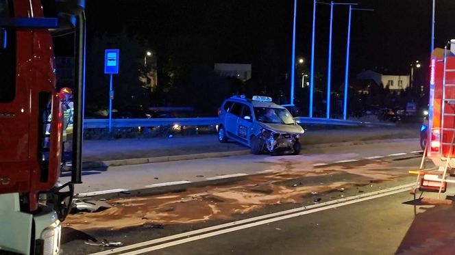 29.07.25 Starachowice. Wypadek na wiadukcie