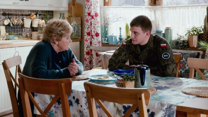 	M jak miłość odc. 1869. Barbara (Teresa Lipowska), nowy Mateusz (Rafał Kowalski)