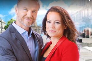 Czołówka M jak miłość. Magda (Anna Mucha), Andrzej (Krystian Budzyński)