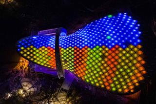 Spektakularna iluminacja Teatru Letniego w Szczecinie