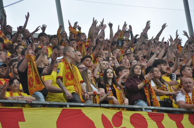 Kibice na meczu Korona Kielce - Radomiak Radom. 8 sierpnia 2025
