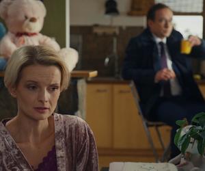 M jak miłość odc. 1718. Weronika (Ewelina Kudeń-Nowosielska), Oskar (Krzysztof Cybiński), ojciec dziecka Weroniki