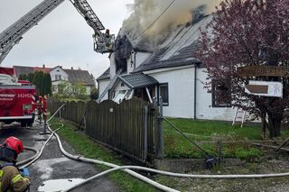 Alarm w Jagodniku. Najpierw wybuch, potem ogień! Są poszkodowani