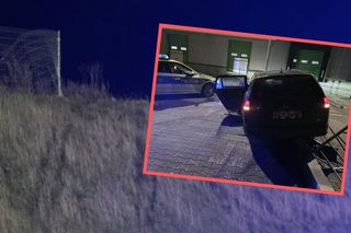 Pościg w Zgorzelcu. Pijany kierowca spadł ze skarpy 