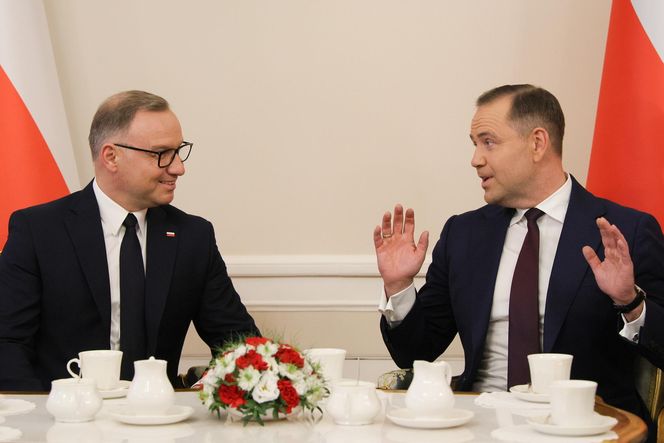 Spotkanie Andrzeja Dudy z Karolem Nawrockim