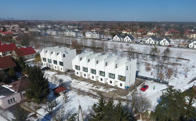 Osiedle Białe Domy na warszawskim Wawrze projektu 77Studio architektury