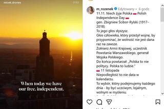 Patriotyczne wpisy gwiazd! Tak 11 listopada uczcili polską wolność