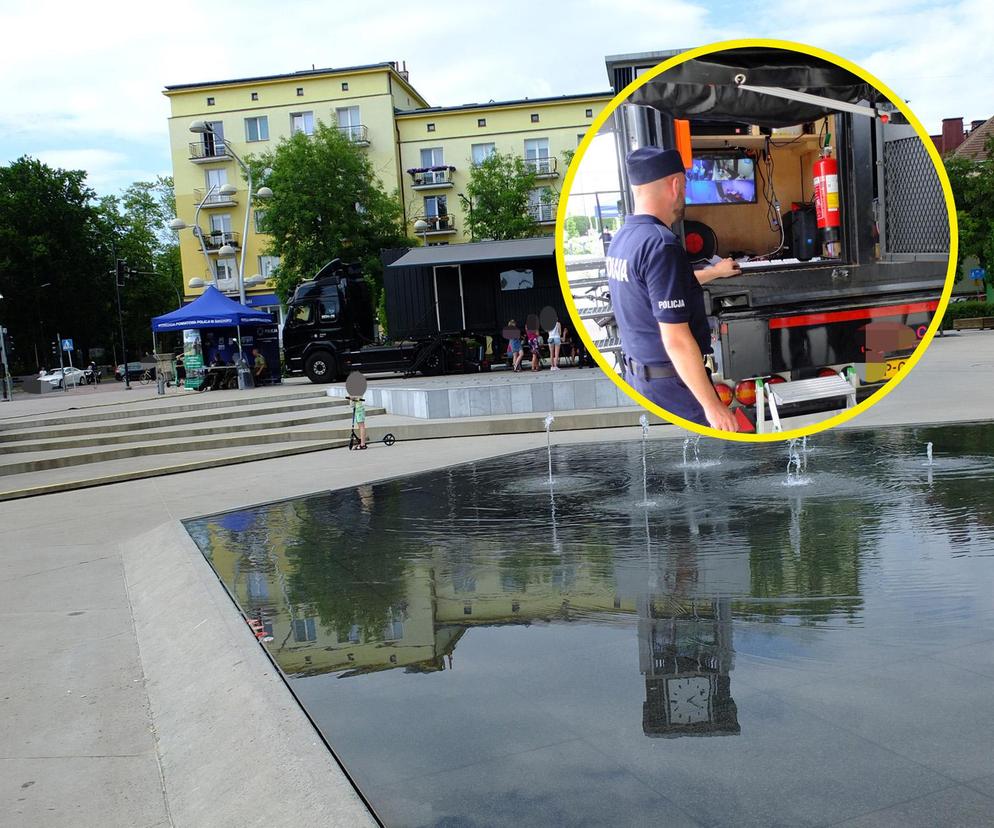 Nietypowa akcja w Świdniku. Na zewnątrz cały czas stali policjanci