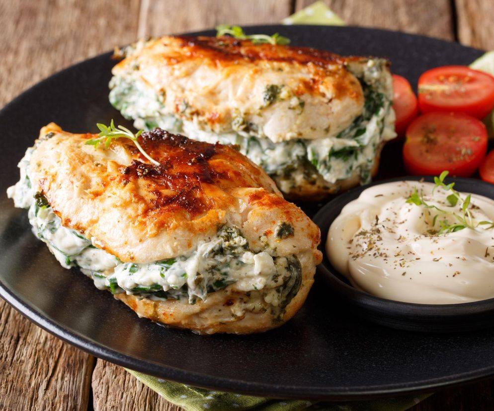 faszerowany filet z kurczaka