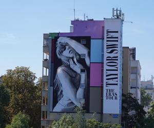 Mural Taylor Swift w Warszawie