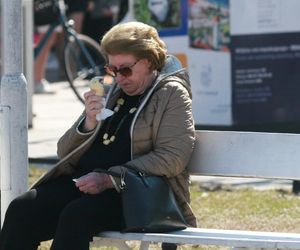 Premier Hanna Suchocka w Sopocie