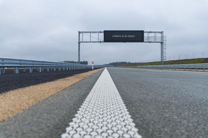 Z Warszawy do Siedlec pojedziemy autostradą. Odcinek Groszki - Siedlce Zachód już otwarty