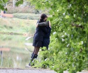 Jacek Ozdoba odpoczywa z żoną po ślubie