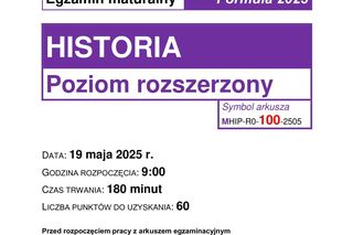 Matura 2025 historia rozszerzona - odpowiedzi do wszystkich zadań z arkusza CKE 19.05.2025 - Formuła 2023	