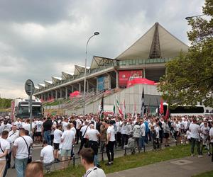 Przemarsz kibiców Legii Warszawa na PGE Narodowy