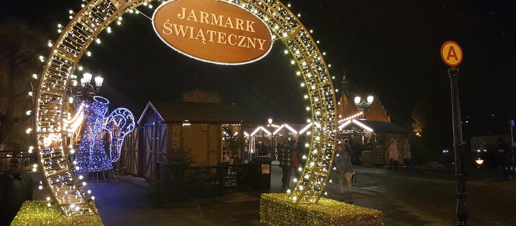 Świąteczny jarmark w centrum Bydgoszczy