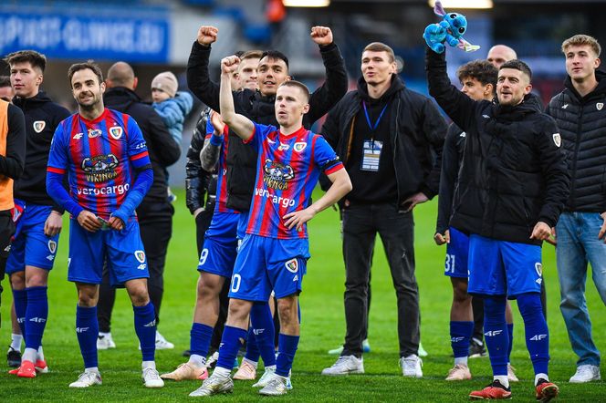  Zadyma na meczu Piast - Górnik