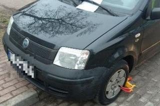 Znalazł sposób na blokadę na kole. Żeby się nie fatygowali