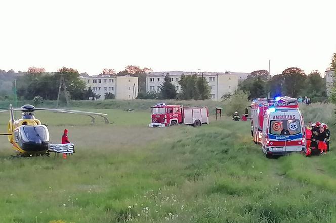 Wypadek w miejscowości Dłużec