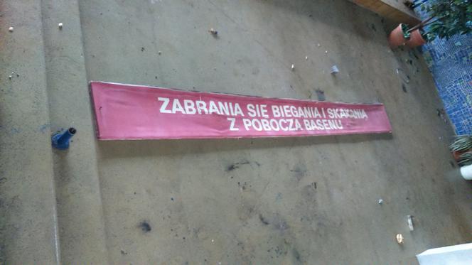 Basen "elanowski" tuż przed wyburzeniem