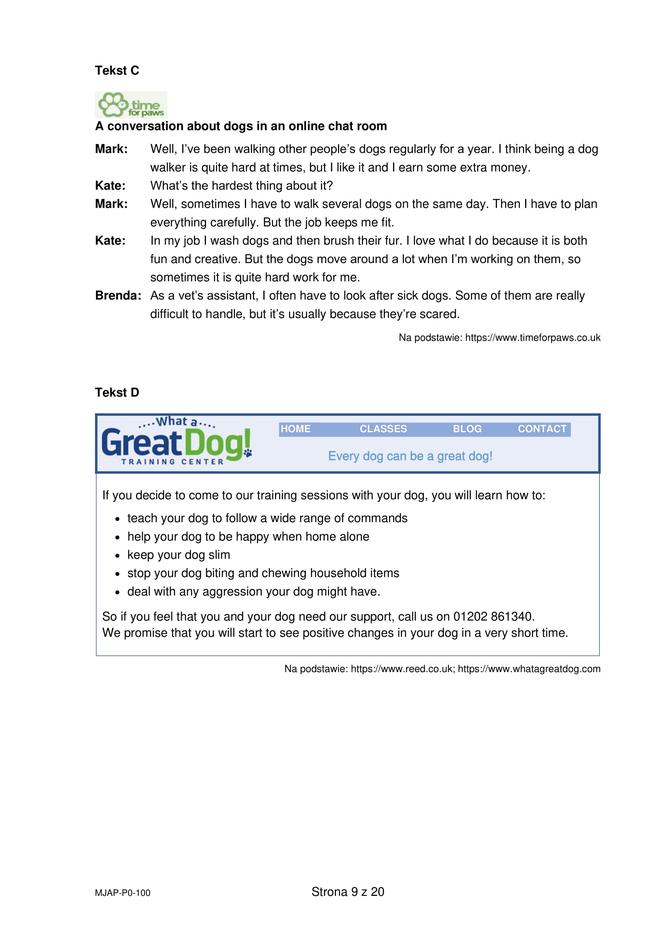 Matura próbna CKE angielski grudzień 2022