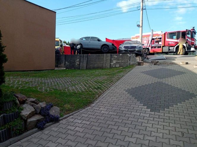 Wypadek na ul. Jastrzębskiej w Wodzisławiu Śląskim