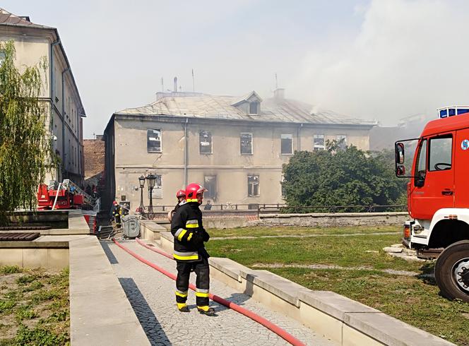 Pożar kamienicy na Starym Mieście w Lublinie!