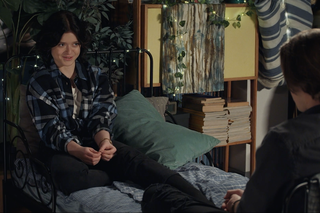 M jak miłość odc. 1726. Basia (Gabriela Raczyńska), Jasiek (Stanisław Dusza)