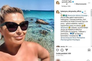  Katarzyna Skrzynecka w seksownym kostiumie na włoskich plażach