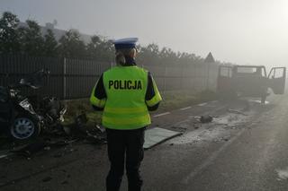 Zablokowana DW 652 w miejscowości Jemieliste po wypadku. Trzy osoby w szpitalu 
