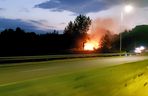 Pożar pustostanu w Rzeszowie [GALERIA]