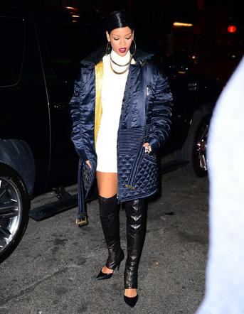 Rihanna: Zima daje się we znaki? ;] ZDJĘCIA