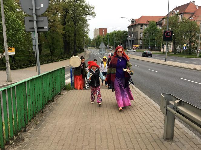 Happening "Boso przez Grudziądz"