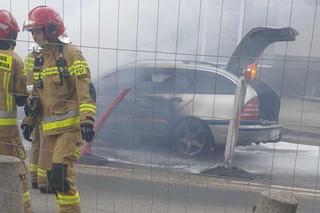 Pożar w centrum Mysłowic. Płomienie i słup dymu