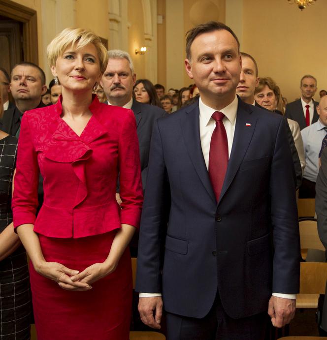Andrzej Duda i Agata Duda. Taki styl ma para prezydencka