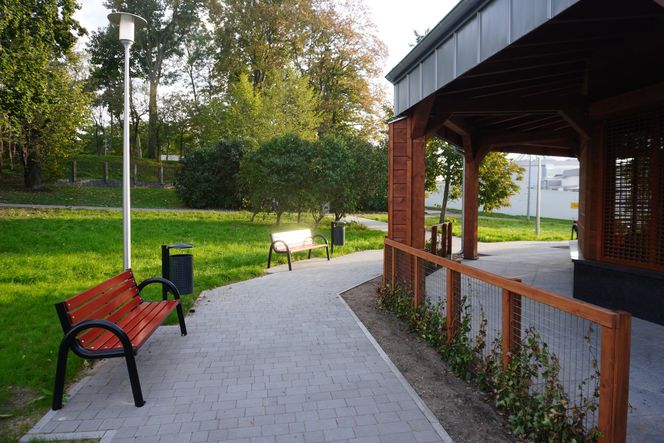 Tężnia solna w Parku im. Dziekońskiej w Białymstoku