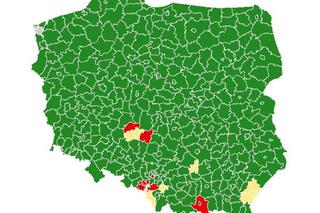 Koronawirus w Polsce: Czerwone strefy. Ostre restrykcje w miastach: MAPA KORONAWIRUSA