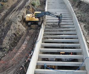 Budowa tunelu kolejowego pod Łodzią