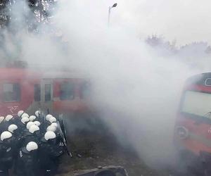 Ćwiczenia policji w Iławie. Pociąg Specjalny