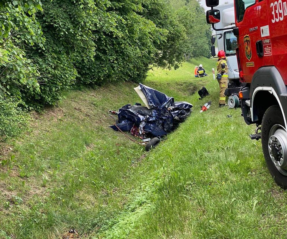 Potworny wypadek w Gotkowicach. Nie żyje malutkie dziecko i dorosły mężczyzna