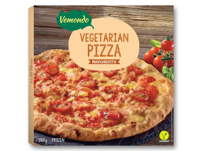 Wegetariańska pizza na cieście pełnoziarnistym, Vemondo (7,99 zł/ 380 g/ 1 opak.)
