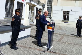 Ślubowanie nowego komendanta Straży Miejskiej w Grudziądzu