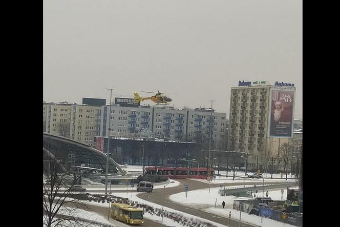 Katowice. Akcja ratunkowa w centrum miasta
