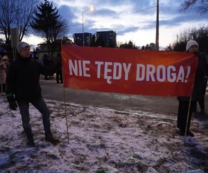 Protest kielczan przeciw budowie S74