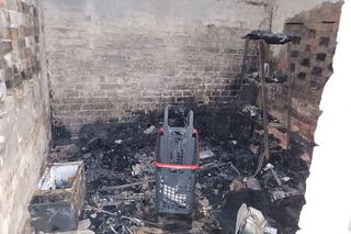 Strażacy wynieśli z budynku nieprzytomnego mężczyznę, czterolatek wśród ewakuowanych 