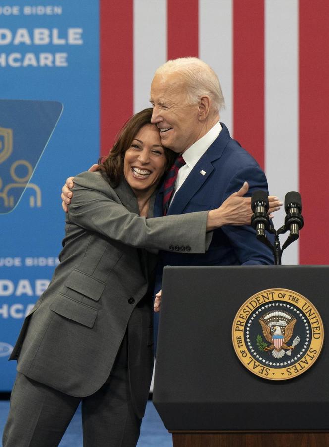 Kamala Harris z prezydentem Joe Bidenem