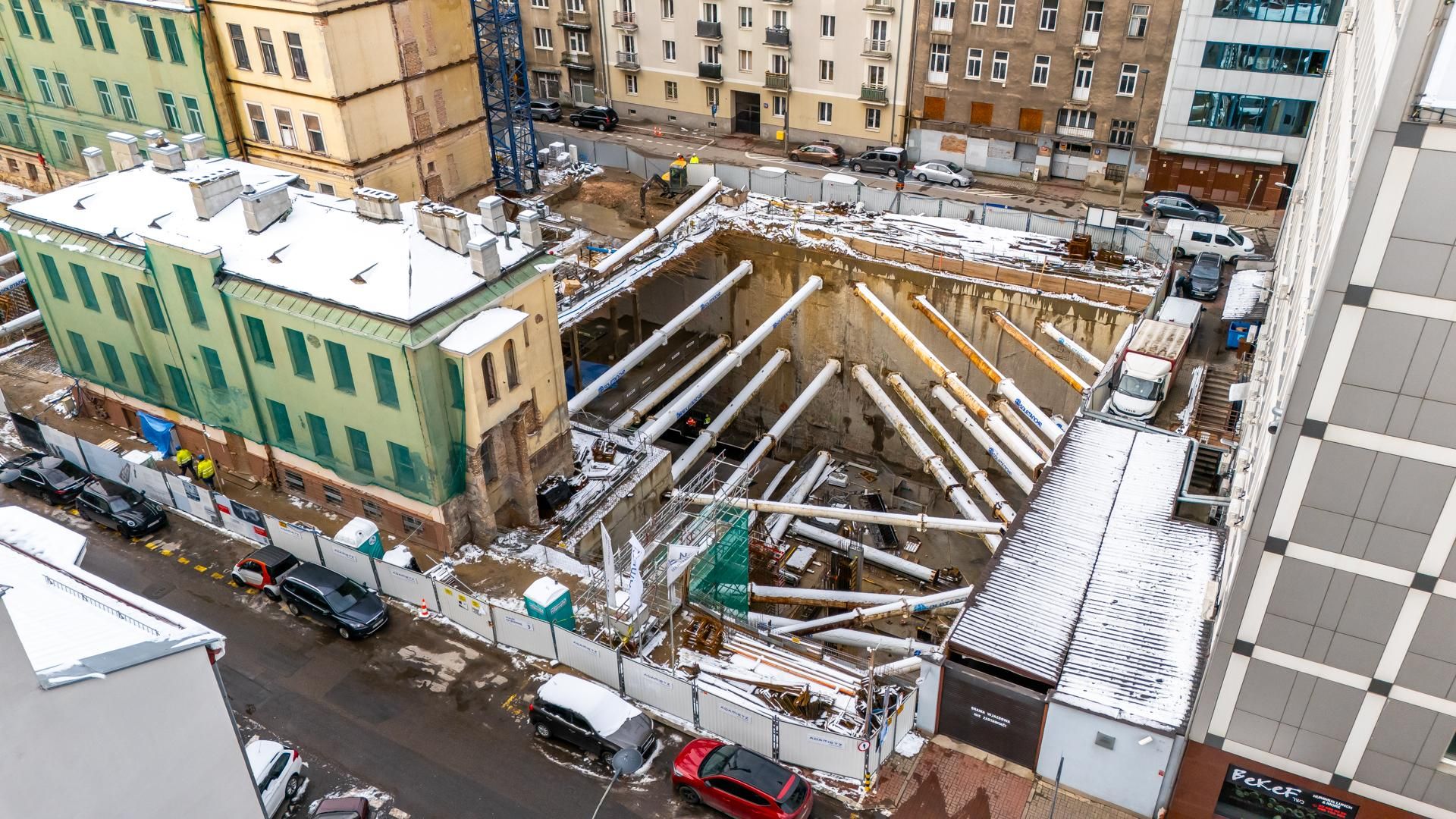 Budowa Muzeum Getta Warszawskiego 