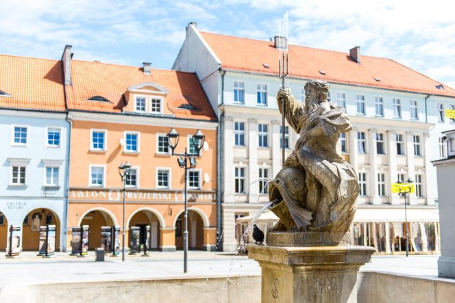Fontanna "Neptun" na rynku w Gliwicach